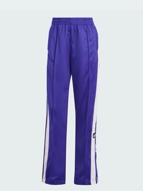 Adidas Originals Adibreak Snap Button Track Pants Purple IM8228 Mens Size Small